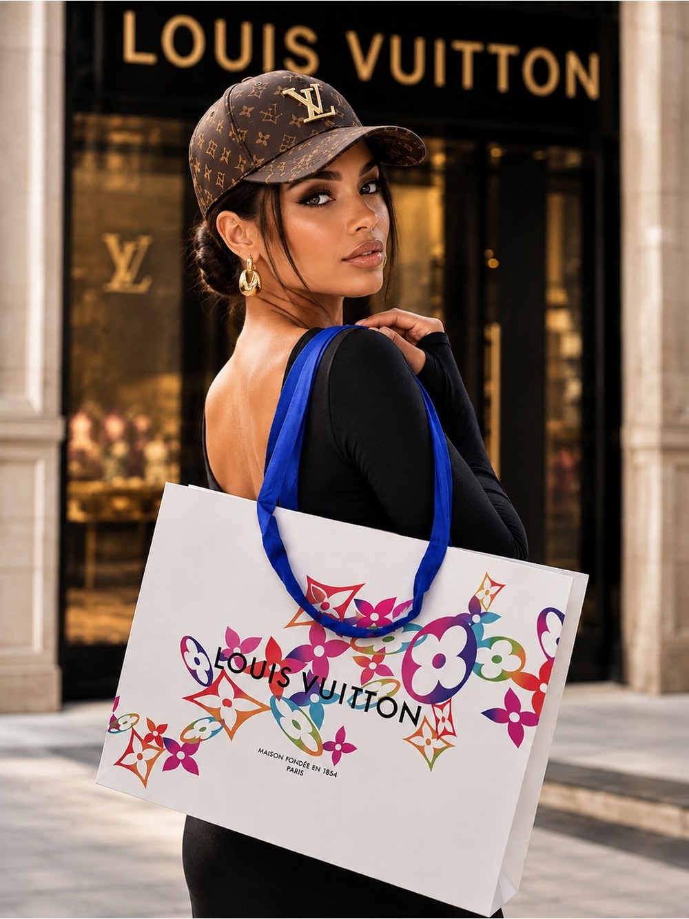 LOUIS VUITTON 2020 LIMITED EDITION GIFT BAG AUTHENTIC EXTRA LARGE